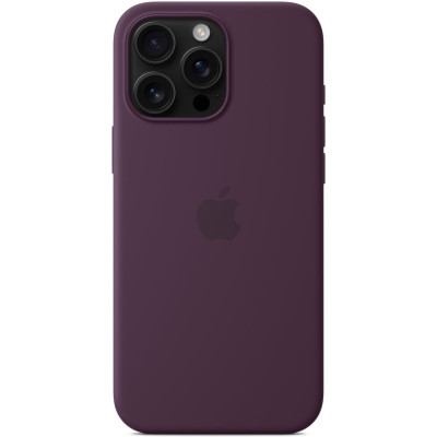 Чохол-накладка Apple Silicone Case with MagSafe для Apple iPhone 16 Pro Max Plum (MYYW3)