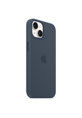 Чохол-накладка Apple Silicone Case with MagSafe для Apple iPhone 14 Storm Blue (MPRV3)