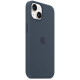 Чохол-накладка Apple Silicone Case with MagSafe для Apple iPhone 14 Storm Blue (MPRV3)