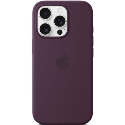Чохол-накладка Apple Silicone Case with MagSafe для Apple iPhone 16 Pro Plum (MYYM3)