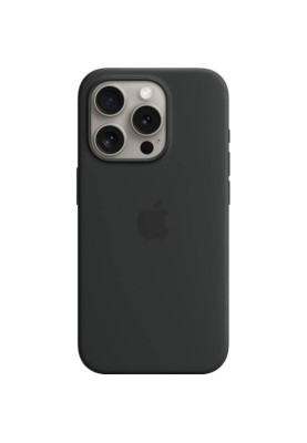 Чохол-накладка Apple Silicone Case with MagSafe для Apple iPhone 15 Pro Black (MT1A3)