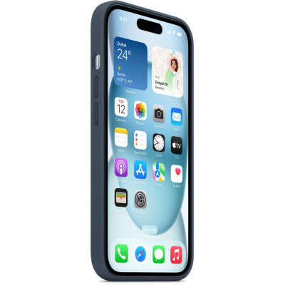 Чохол-накладка Apple Silicone Case with MagSafe для Apple iPhone 15 Black (MT0J3)