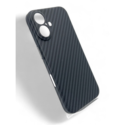 Чохол-накладка BeCover Carbonite Case MagSafe для Apple iPhone 16 Black (712067)