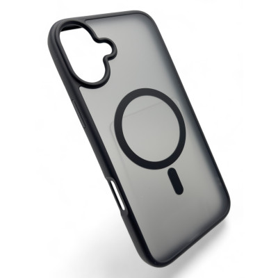 Чохол-накладка BeCover Metal Buttons Case MagSafe для Apple iPhone 16 Black (712090)