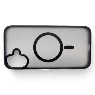 Чохол-накладка BeCover Metal Buttons Case MagSafe для Apple iPhone 16 Black (712090)