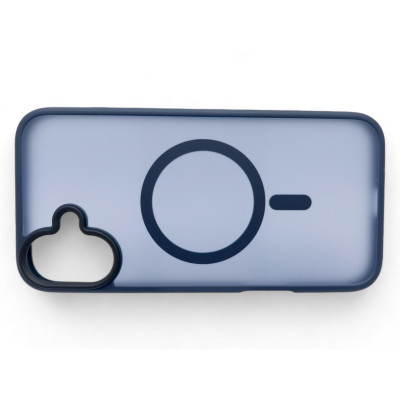 Чохол-накладка BeCover Metal Buttons Case MagSafe для Apple iPhone 16 Plus Blue (712094)