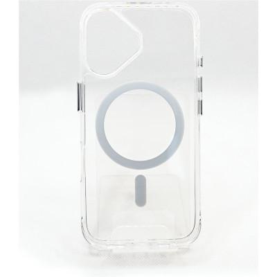 Чохол-накладка BeCover Space Case MagSafe для Apple iPhone 16 Transparancy (712102)