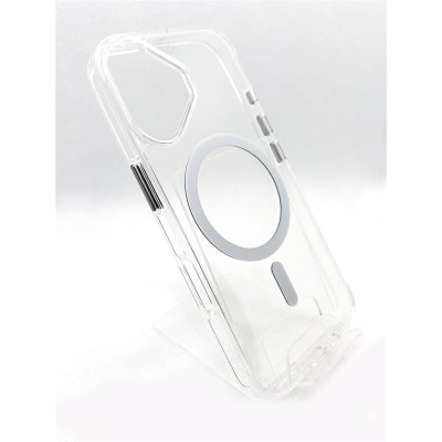 Чохол-накладка BeCover Space Case MagSafe для Apple iPhone 16 Plus Transparancy (712103)
