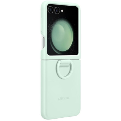 Чохол-накладка Samsung Silicone Cover with Ring для Samsung Galaxy Flip 5 SM-F731 Mint (EF-PF731TMEGUA)