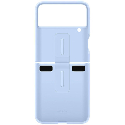 Чохол-накладка Samsung Silicone Cover with Ring для Samsung Galaxy Flip 4 SM-F721 Arctic Blue (EF-PF721TLEGUA)