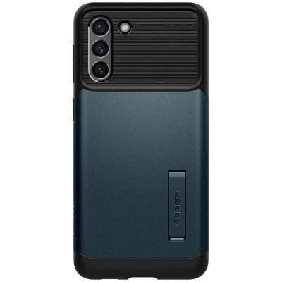 Чохол-накладка Spigen Slim Armor для Samsung Galaxy S21 SM-G991 Metal Slate (ACS02444)