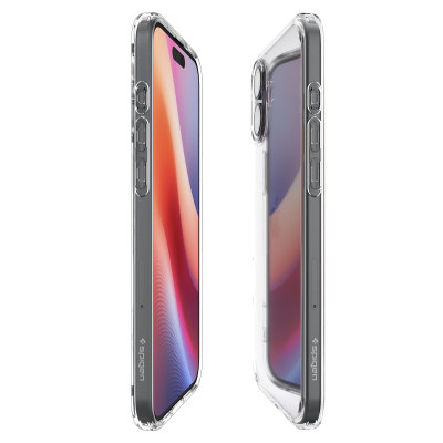 Чохол-накладка Spigen Ultra Hybrid для Apple iPhone 16 Crystal Clear (ACS08197) Чохол-накладка Spigen Ultra Hybrid для Apple iPhone 16 Crystal Clear (ACS08197)