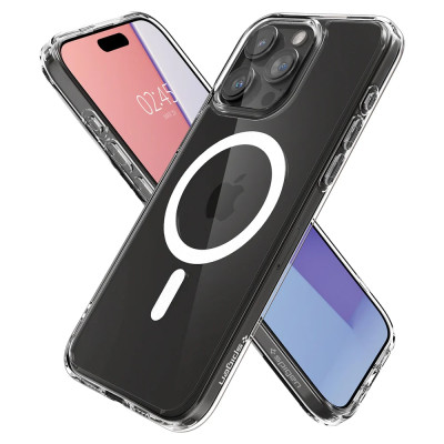Чохол-накладка Spigen Ultra Hybrid MagFit для Apple iPhone 15 Pro White (ACS06715) Чохол-накладка Spigen Ultra Hybrid MagFit для Apple iPhone 15 Pro White (ACS06715)