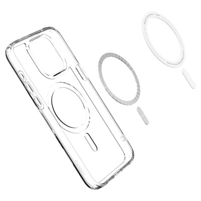 Чохол-накладка Spigen Ultra Hybrid MagFit для Apple iPhone 15 Pro White (ACS06715) Чохол-накладка Spigen Ultra Hybrid MagFit для Apple iPhone 15 Pro White (ACS06715)