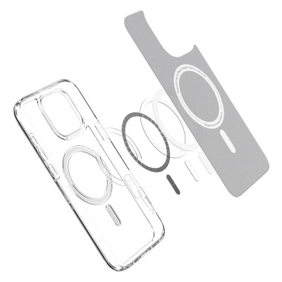 Чохол-накладка Spigen Ultra Hybrid MagFit для Apple iPhone 16 Pro White (ACS08129) Чохол-накладка Spigen Ultra Hybrid MagFit для Apple iPhone 16 Pro White (ACS08129)