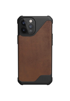 Чохол-накладка Urban Armor Gear Metropolis LT для Apple iPhone 12 Pro Max Leather Brown (11236O118380)
