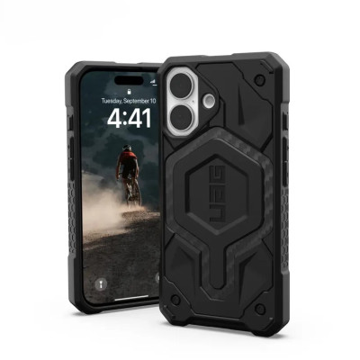 Чохол-накладка Urban Armor Gear Monarch для Apple iPhone 16 Carbon Fiber (114462114242) Чохол-накладка Urban Armor Gear Monarch для Apple iPhone 16 Carbon Fiber (114462114242)