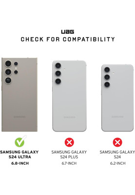 Чохол-накладка Urban Armor Gear Monarch для Samsung Galaxy S24 Ultra Carbon Fiber (214415114242)