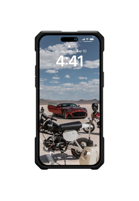 Чохол-накладка Urban Armor Gear Monarch Pro with MagSafe для Apple iPhone 14 Pro Max Kevlar Silver (114031113933)