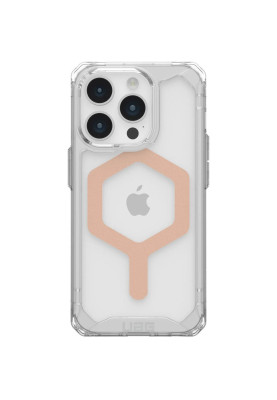 Чохол-накладка Urban Armor Gear Plyo Magsafe для Apple iPhone 15 Pro Ice/Rose Gold (114286114348)