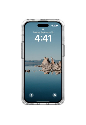 Чохол-накладка Urban Armor Gear Plyo Magsafe для Apple iPhone 15 Ice/Silver (114294114333)
