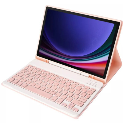 Чохол з бездротовою клавіатурою BeCover для Samsung Galaxy Tab A9 SM-X115 Pink (712359)