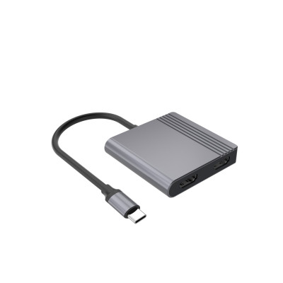 Док-станція Cablexpert USB-C 3-в-1 (A-CM-COMBO3-04) Док-станція Cablexpert USB-C 3-в-1 (A-CM-COMBO3-04)