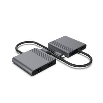 Док-станція Cablexpert USB-C 3-в-1 (A-CM-COMBO3-04) Док-станція Cablexpert USB-C 3-в-1 (A-CM-COMBO3-04)