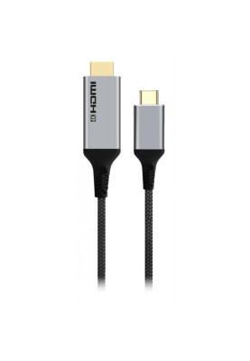 Кабель Cablexpert USB Type-C - HDMI (M/M), 1.8 м, чорний (A-CM-HDMIM4K-1.8M)