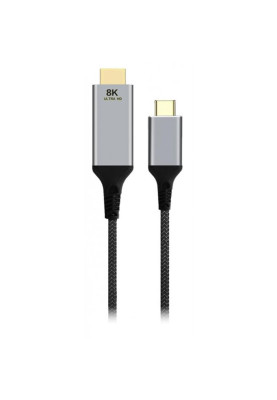 Кабель Cablexpert USB Type-C - HDMI (M/М), 2 м, чорний (A-CM-HDMIM8K-2M)