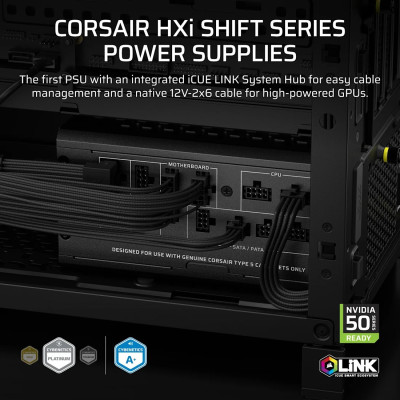Блок живлення Corsair HX1000i Shift ATX 3.1 1000W (CP-9020265-EU) Блок живлення Corsair HX1000i Shift ATX 3.1 1000W (CP-9020265-EU)