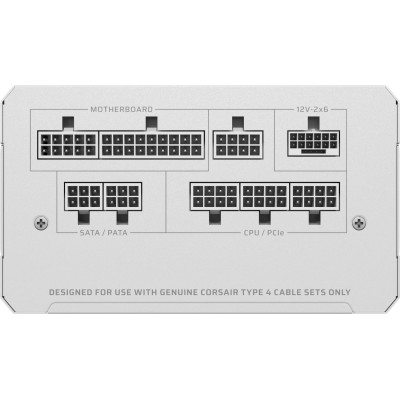Блок живлення Corsair RM1000e ATX 3.1 White (CP-9020294-EU) 1000W