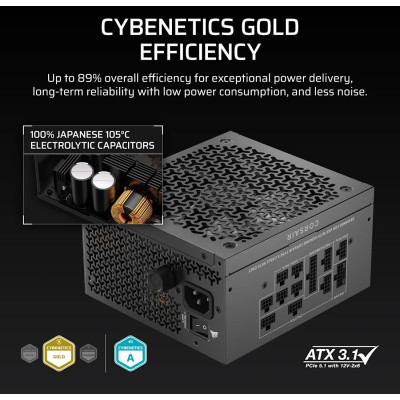 Блок живлення Corsair RM750x Shift ATX 3.1 750W (CP-9020298-EU)