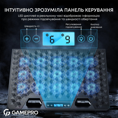 Охолоджуюча підставка для ноутбука GamePro CP1140