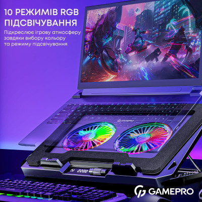 Охолоджуюча підставка для ноутбука GamePro CP910