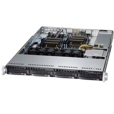 Корпус Supermicro 1U CSE-813MFTQC-350CB2