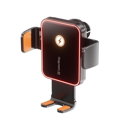 Бездротовий зарядний пристрій СolorWay Ultra-mini 15W Black (CW-CHAW069Q-BK) Бездротовий зарядний пристрій СolorWay Ultra-mini 15W Black (CW-CHAW069Q-BK)