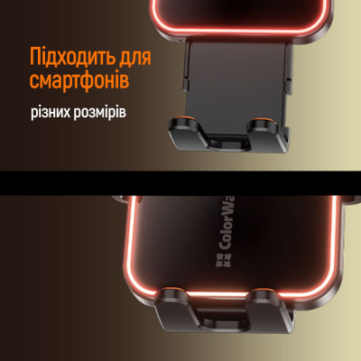 Бездротовий зарядний пристрій СolorWay Ultra-mini 15W Black (CW-CHAW069Q-BK) Бездротовий зарядний пристрій СolorWay Ultra-mini 15W Black (CW-CHAW069Q-BK)