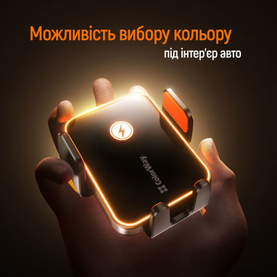 Бездротовий зарядний пристрій СolorWay Ultra-mini 15W Black (CW-CHAW069Q-BK) Бездротовий зарядний пристрій СolorWay Ultra-mini 15W Black (CW-CHAW069Q-BK)