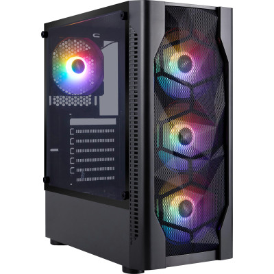 Корпус 1stPlayer D4-BK-4F1 Black без БЖ Корпус 1stPlayer D4-BK-4F1 Black без БЖ