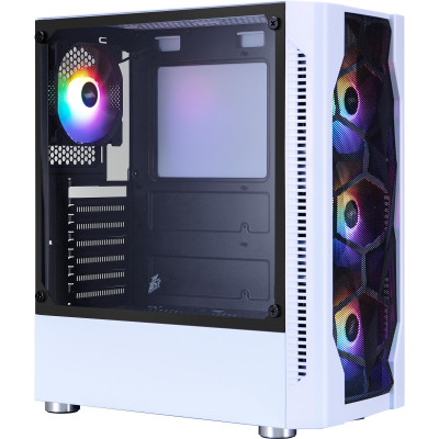 Корпус 1stPlayer D4-WH-4F1-W White без БЖ