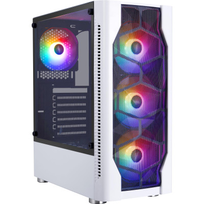 Корпус 1stPlayer D4-WH-4F1-W White без БЖ