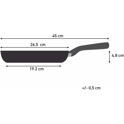 Сковорода Tefal Hard Stone 26 см (D4560553)