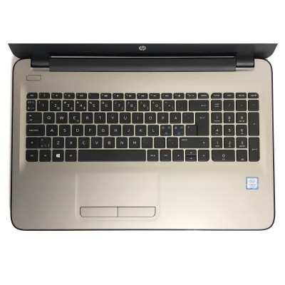 Ноутбук HP 15-ay182no / 15.6" FullHD / i3-7100U / 6GB / 128GB SSD / Win10 - Б/в Ноутбук HP 15-ay182no / 15.6" FullHD / i3-7100U / 6GB / 128GB SSD / Win10 - Б/в