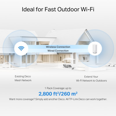 WiFi Mesh-система TP-Link Deco BE25-Outdoor (1-pack) WiFi Mesh-система TP-Link Deco BE25-Outdoor (1-pack)