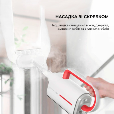 Пароочисник Deerma Multi-function Steam Cleaner 1600W White (DEM-ZQ610)_ Пароочисник Deerma Multi-function Steam Cleaner 1600W White (DEM-ZQ610)_