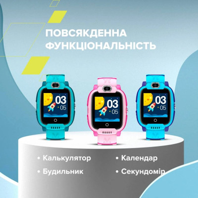 Дитячий смарт-годинник Canyon Jondy KW-44 4G Camera GPS Music Blue (CNE-KW44BL) Дитячий смарт-годинник Canyon Jondy KW-44 4G Camera GPS Music Blue (CNE-KW44BL)