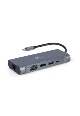 Док станція Cablexpert USB-C 7-в-1 (A-CM-COMBO7-01)