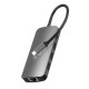 Док-станція Media-Tech USB-C HDMI/USB 3.0x3/RJ45/SD/MicroSD/PD 100W (MT5044)