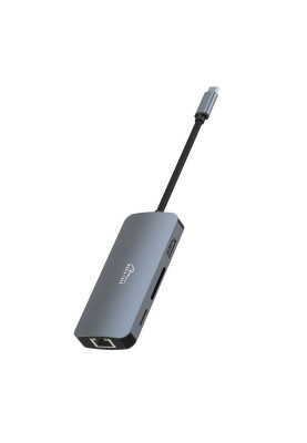 Док-станція Media-Tech USB-C HDMI/USB 3.0x3/RJ45/SD/MicroSD/PD 100W (MT5044)